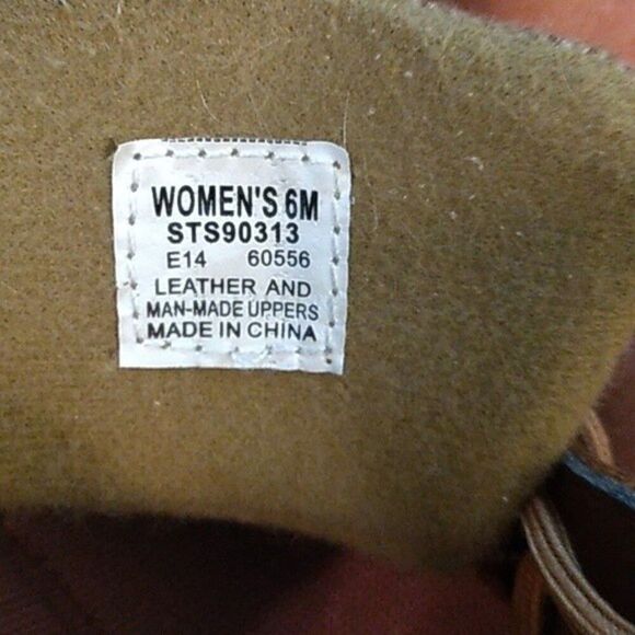 Sperry Size 6M Size 6 Medium Top Sliders Boat Slip On Shoes Leather - Picture 11 of 11